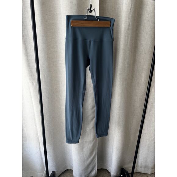 Lululemon Align Leggings Size 6 Teal Blue High Rise - Picture 2 of 4